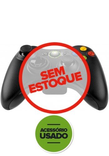 Controle sem fio - XBOX 360 (Usado)